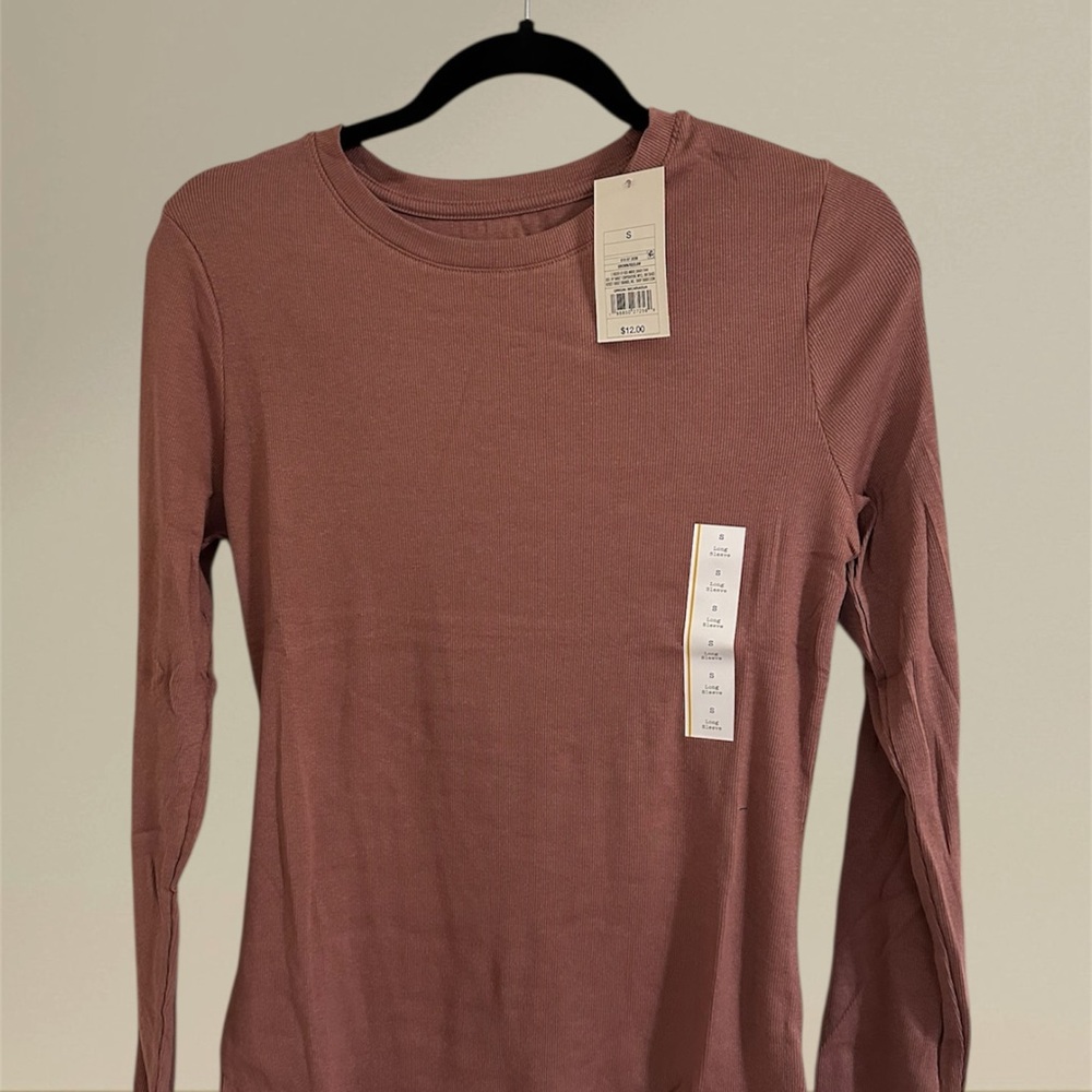 Target Women's Long Sleeve Top in Dusty Rose